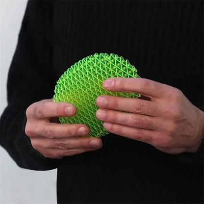 Bright Green Fidget Worm Toy